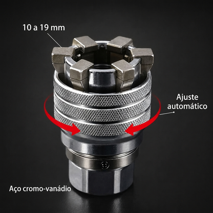 Chave de Encaixe Universal 10–19 mm.